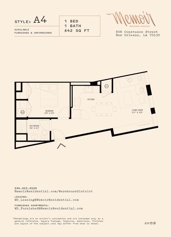 Memoir Warehouse District - A4 for Rent