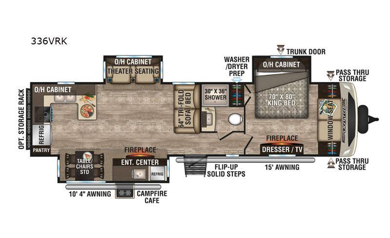 2019 Venture RV Sport Trek Touring Edition 336VRK 37ft for Sale
