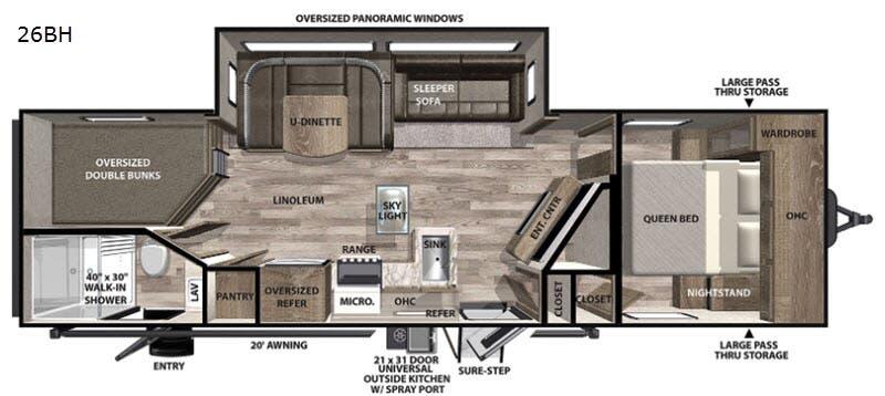 2020 Forest River Vibe 26BH for Sale