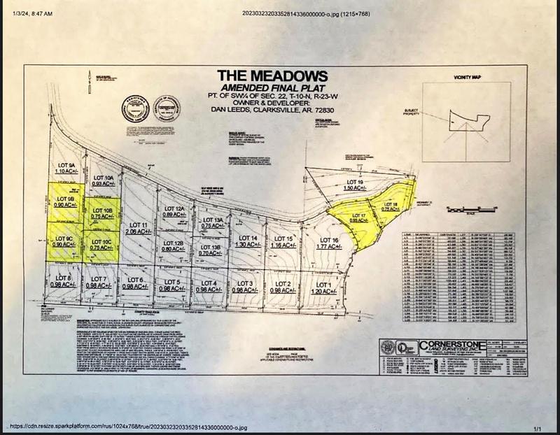 Clarksville, Johnson County, AR Undeveloped Land, Homesites for sale Property ID: 418593798