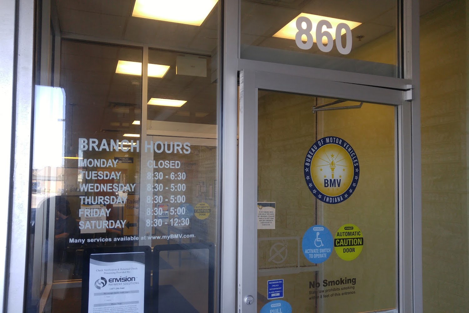 Brownsburg BMV License Agency